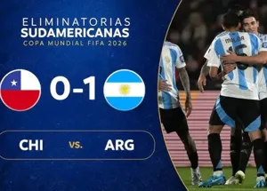 Argentina thắng tối thiểu Chile 1-0 dành trọn 3 điểm